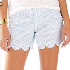 Lilly Pulitzer Blue Seersucker Shorts size 10